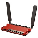 L009UiGS-2HaxD-IN, Ruteador WiFi-6 574Mbps, CPU 800MHz, 512M RAM, 8xGEth, 1xSFP 2.5G, Serie y USB, RouterOS v7