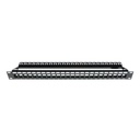 043-382/24/1U, Patch panel c/organizador posterior jacks vacio de 24 puertos