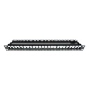 043-382/24/1U, Patch panel c/organizador posterior jacks vacio de 24 puertos