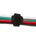 045-V12/12BK, cintas de velcro para organizar cables de 12", paquete de 50 (12" x 1/2")