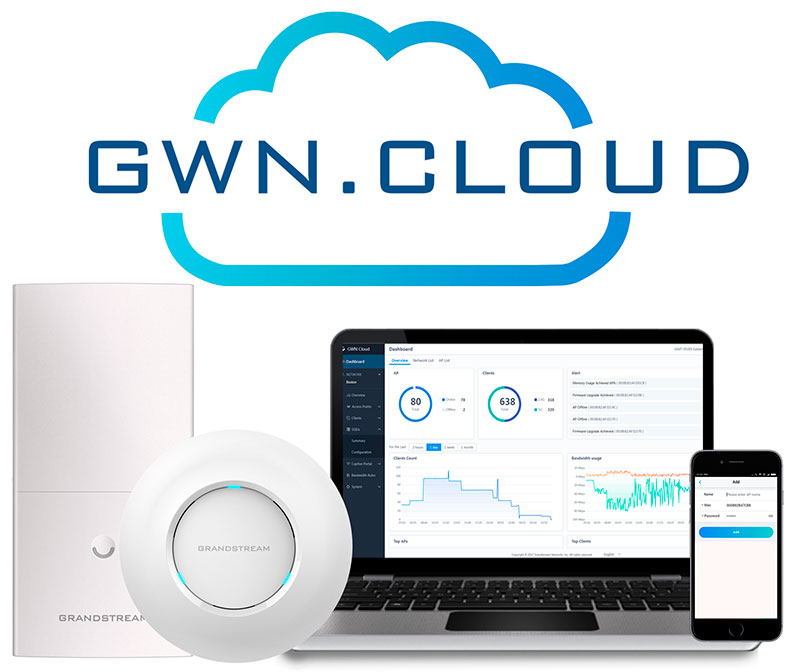 GWN.Cloud, Servicio gratuito en la nube para gestión de APs GWN
