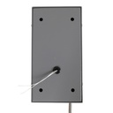 JR201-FK-SIP-CRS, Teléfono IP/SIP anti vandálico, acero pintado, 12 teclas, montaje en pared, 130x247x132mm