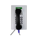 JR204-FK-SIP, Teléfono IP/SIP anti vandálico, acero moldeado pintado, LCD, 16 teclas, montaje en pared, 250x160x123mm