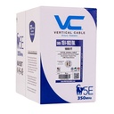 151-102/BL, Categoría 5E, 24 AWG, UTP, cobre desnudo sólido 8C, 350 MHz, clasificación vertical, cubierta de PVC,  azul , 1000 pies. Caja de acceso