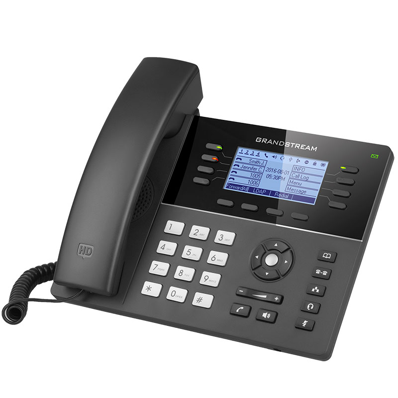 GXP1780, Teléfono IP HD, 4 cuentas SIP, 8 líneas, PoE