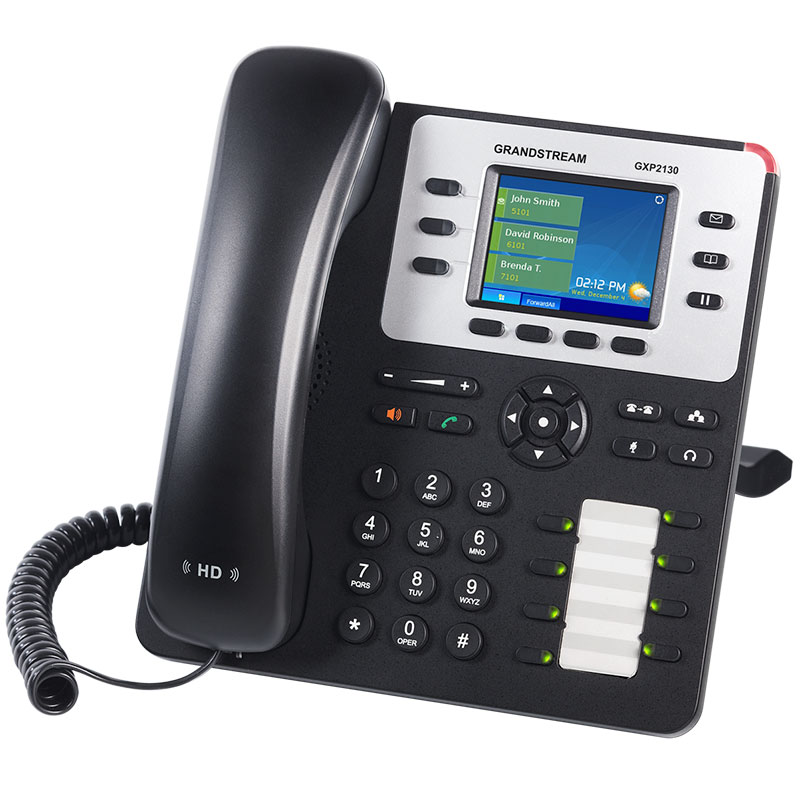 GXP2130, Teléfono IP HD, 3 SIP/Líneas, PoE, 8 Teclas BLF, GigaEth, Bluetooth