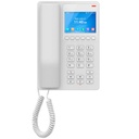GHP630, Teléfono Hotelero IP Blanco, LCD Color 3.5", 2 SIP 2 líneas, GDMS, soporta PoE