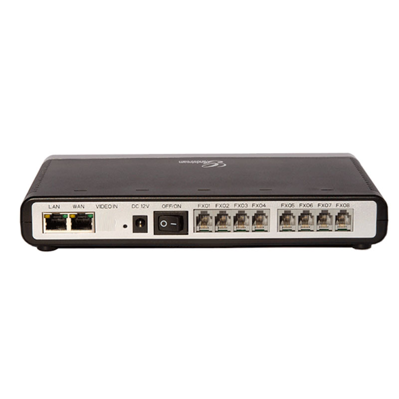 GXW4108, Gateway Análogo a VoIP, 8 puertos FXO con ruteador