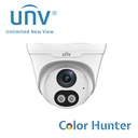 IPC3614LE-ADF28KC-WL, Cámara IP Domo Turret Ultra265 2MP, lente fijo 2.8mm, Micrófono y altavoz, WDR, Exterior, 30m IR (Serie Easy) 