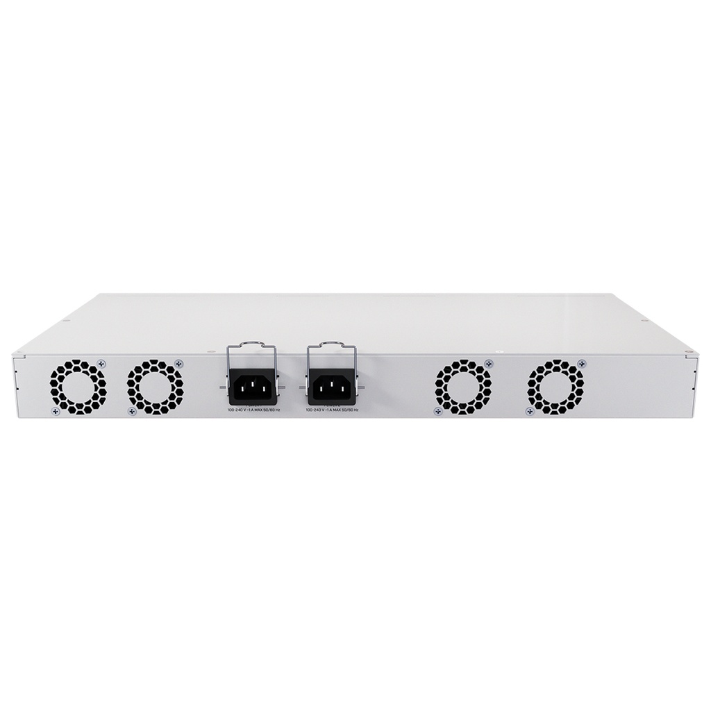 CRS418-8P-8G-2S+RM, switch 17xGEth, 8xPoE/at, 2xSFP+10G  RouterOS L5, 1UR, doble PSU