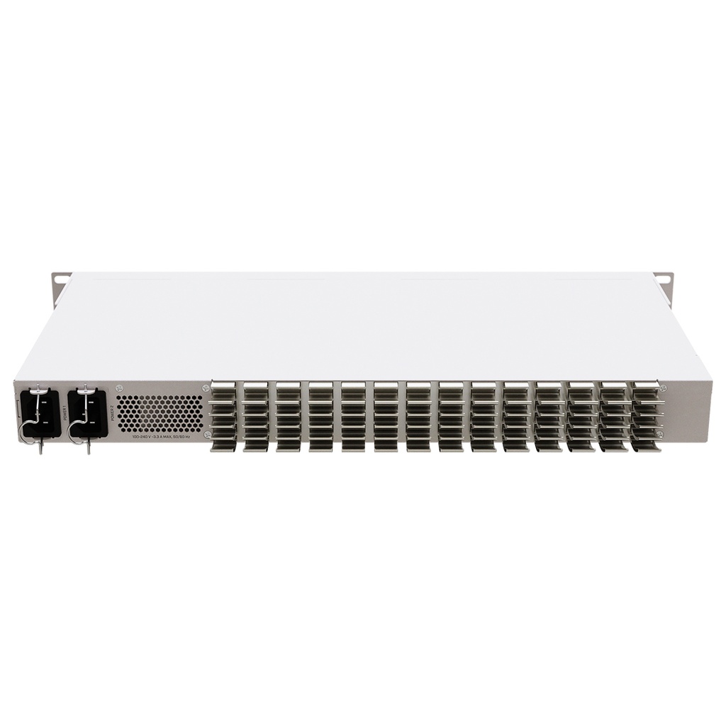 CRS326-4C+20G+2Q+RM, Ruteador Switch, CPU 650MHz RAM 128MB, 20x2.5GEth, 4xCombo, 2xQSFP+ 40G, 1x100Mbit Eth, RouterOS L6, 1UR, PSU Dual