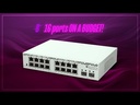 CSS318-16G-2S+IN,  Cloud Smart Switch CSS318-16G-2S+IN, 16x GEth, 2xSFP+, SwOS, para escritorio