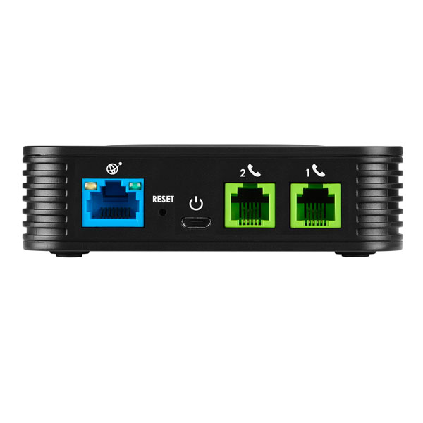 HT802, ATA VOIP con 2 puertos FXS