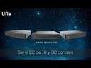 NVR302-16B-P16-IQ, NVR de 16 canales c/PoE, 2 HDD, analítica inteligente, HDMI 4K y VGA simultáneos, NDAA, 1xGEth, Alarm 8in 2out, Serie Easy, Cloud upgrade, Ultra 265, 1U