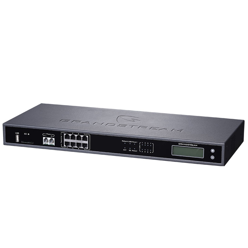 UCM6208, Conmutador IP, 8 líneas, 800 extensiones SIP