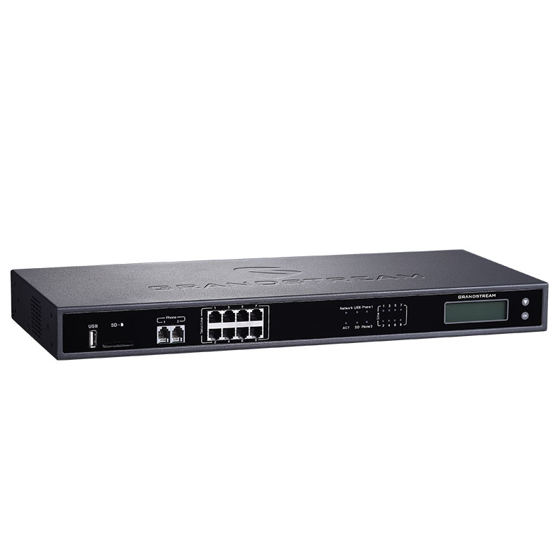 UCM6208, Conmutador IP, 8 líneas, 800 extensiones SIP