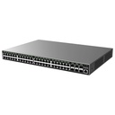GWN7806PH-Pro, Switch PoE Administrable capa 2, 48 x GigaEth PoE/PoE+/PoE++ y 6 x 10Giga SFP+, 870.9w, 60w máx puerto PoE