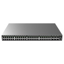 GWN7806PL-Pro, Switch PoE Administrable capa 2, 48 x GigaEth PoE/PoE+ y 6 x 10Giga SFP+, 509.3w, 30w máx puerto PoE