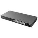 GWN7803-Pro, Switch Administrable capa 2++, 24 x GigaEth y 2 x 10Giga SFP+, no PoE