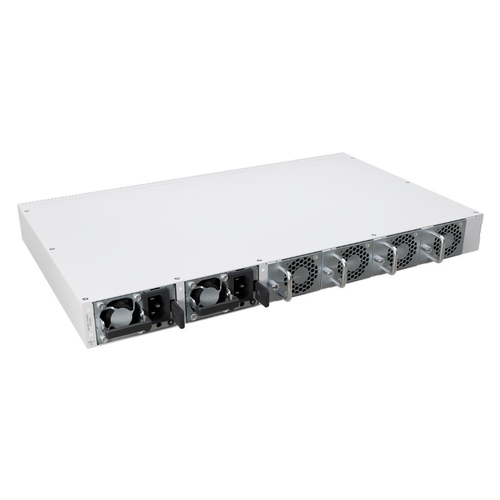 CRS812-8DS-2DQ-2DDQ-RM, Switch/Router, CPU 4 nucleos 2000 MHz, 4 GB RAM, 2x10G Eth, 8x50G SFP56, 2x200G QSFP56, 2x400 QSFP56-DD, RouterOS V7