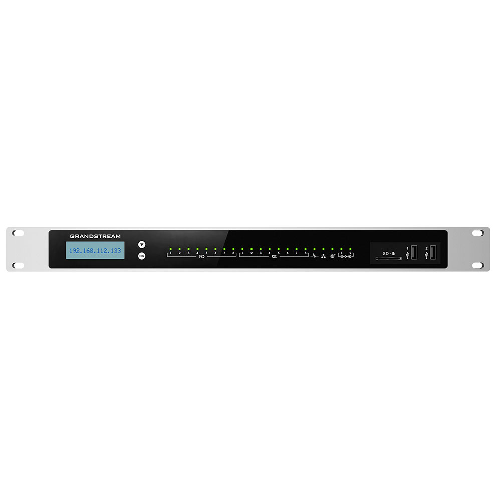 UCM6308A, Conmutador IP, 8 líneas, 1500 usuarios, 200 llamadas simultáneas, Audio Series