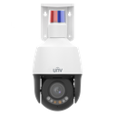 IPC6315LFW-AX5C-VG1, Camara IP Mini PTZ 5x, 5MP Exterior IP66, IR 50m, Micrófono, Bocina y Estrobo, Serie Easy