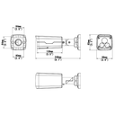 IPC2225SE-DF40K-WL-I0, Camara IP Bullet 5 MP, Lente 4mm, IR 30m, Exterior IP67, metálica IK10, Ultra265, Serie Prime III