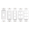 4164x-xxx, Inserto Decora con 1 a 6 puertos, QuickPort, color blanco