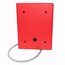 JR206-FK-SIP, Teléfono IP Antivandálico, 12 teclas, SIP, PoE, Acero Pintado en color rojo, montaje en pared, 248x185x133