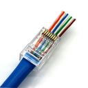 47613-EZ6, Conector PLUG, Cat 6 EZ-RJ45™, transparente.