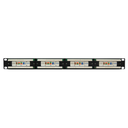 ENS-PA24P5E, Panel de parcheo 24 jacks Cat 5e, remate 110