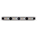 ENS-PA24P6, Panel de parcheo 24 jacks Cat 6, remate 110