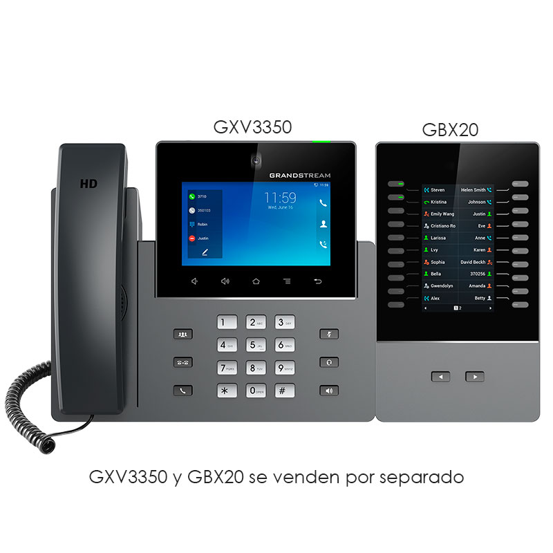 GBX20, Botonera 20 teclas para GRP2624, GXP2615 y GXV3350