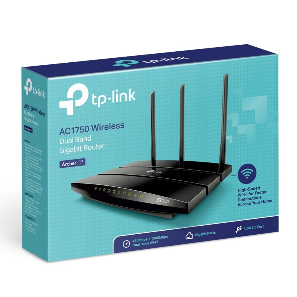 Archer C7, Router WiFi Gigabit Dual Band Simultanea AC1750