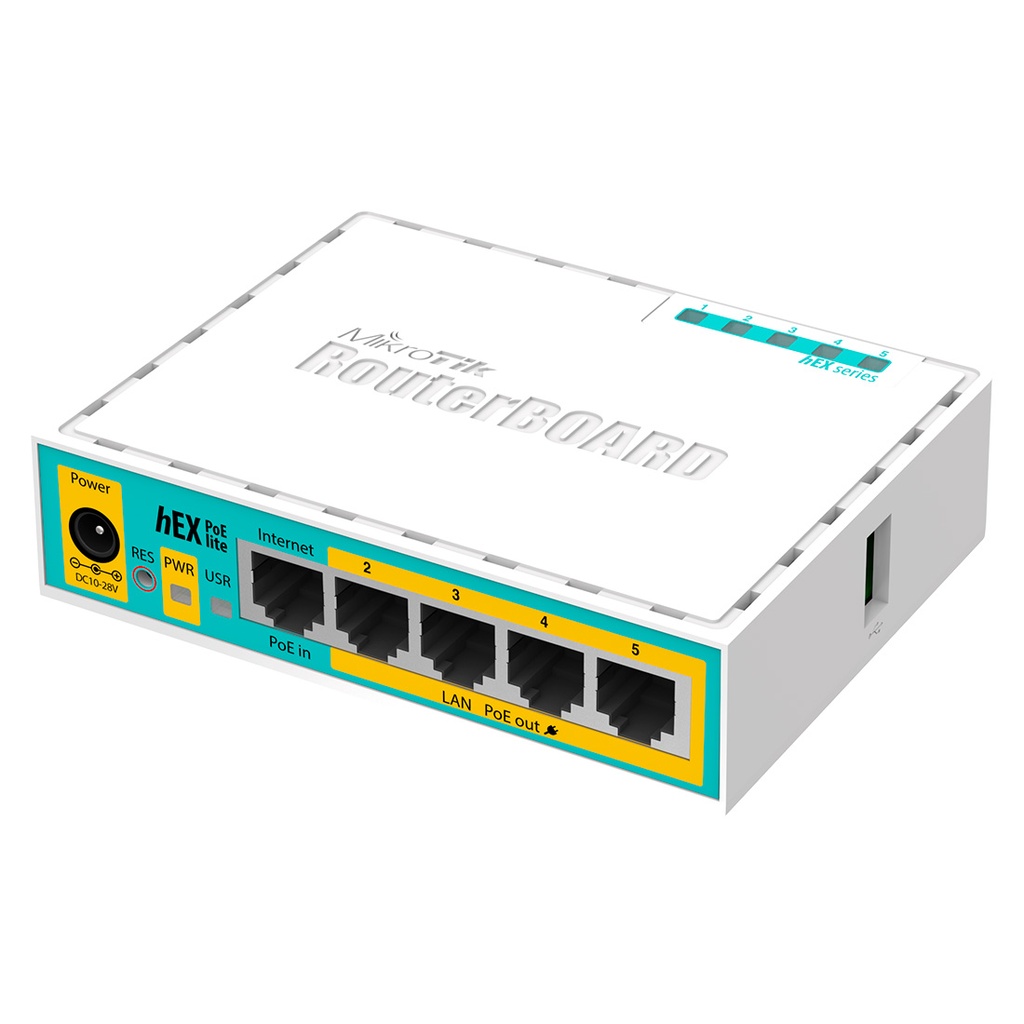 RB750UPr2, RB 5 Eth 32MB RAM 400Mhz CPU PoE 2-5 Eth USB