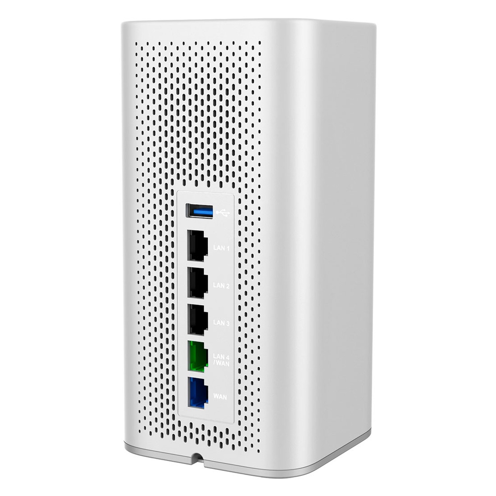 GWN7062, Router WiFi-6, 5xGigaEth, MU-MIMO 2x2, DualBand 1,77Gbps, 256 conexiones, Mesh, QoS, VPN, GWN.cloud