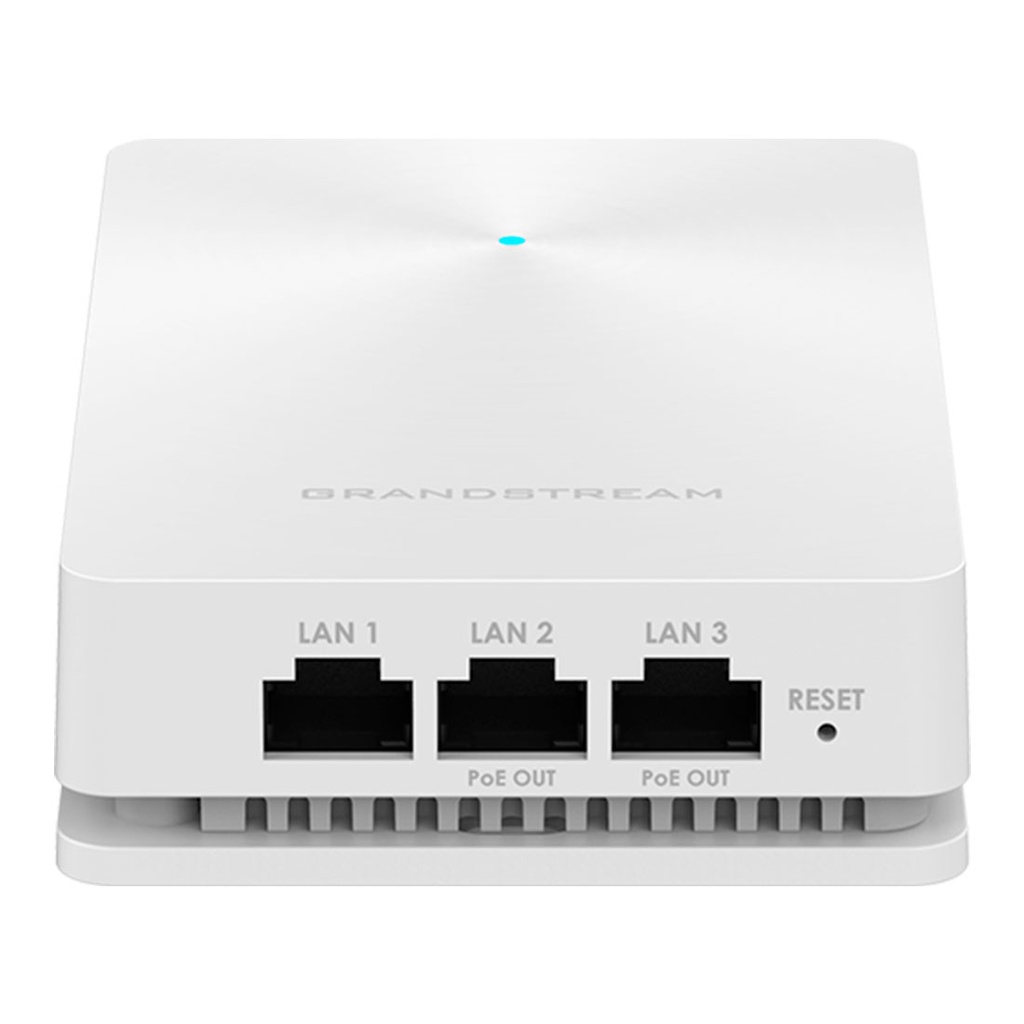 GWN7624, AP 802.11ac, 4xGigaEth, MU-MIMO 4x4:4, DualBand 2.03Gbps, PoE In/Out, 100mts, 200 conexiones