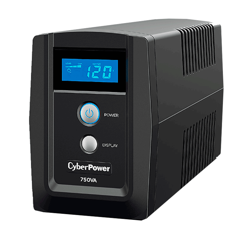 OM750ATLCD, UPS de 750VA, 19 mins de respaldo a 90w