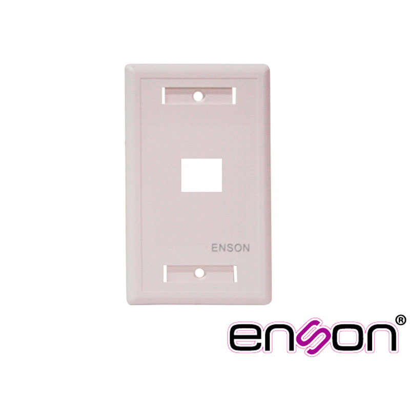 ENS-FP61, Placa de pared universal 1 puerto sin jack