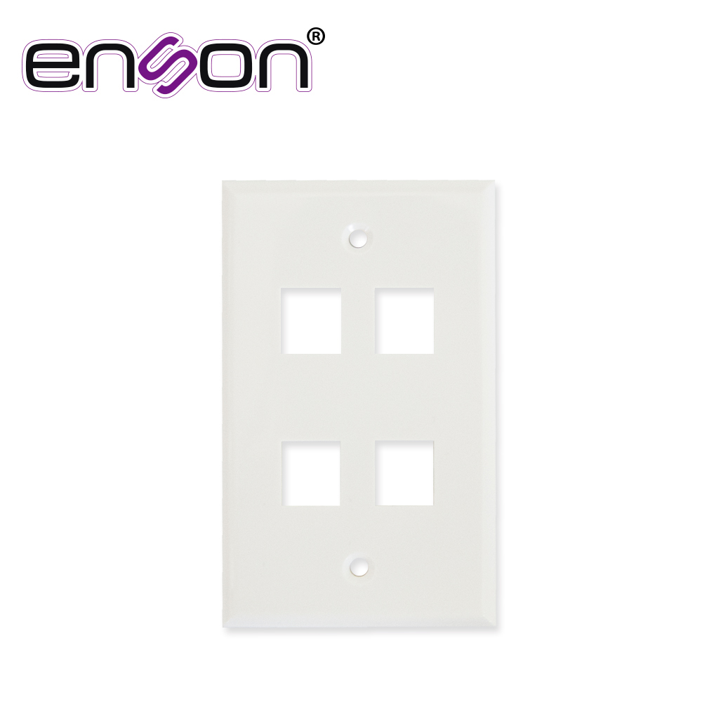 ENS-FP64, Placa de pared universal 4 puertos sin jack