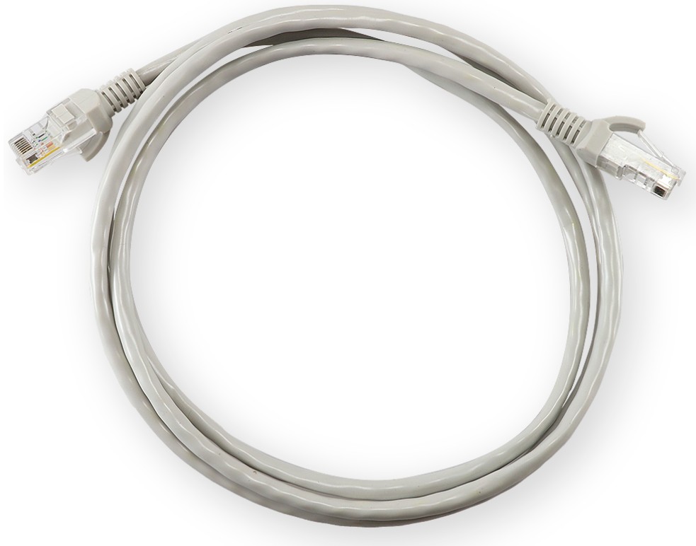 ​P5E15, Cordón de parcheo UTP CCA, Cat 5e 1.5m  forro de PVC color Gris, para interiores