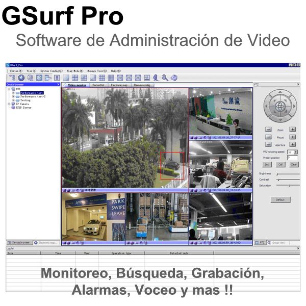 GSurf Pro, Software Gratuito NVR