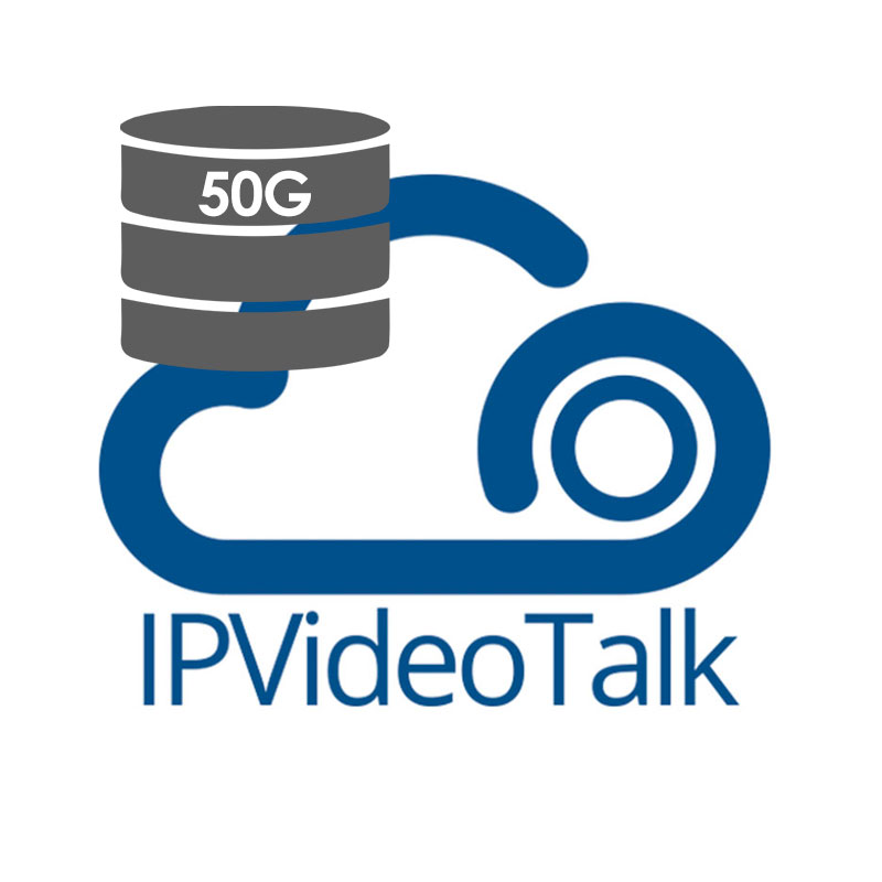 IPVideoTalk Storage Add-On, Expande capacidad de grabación a 50GB