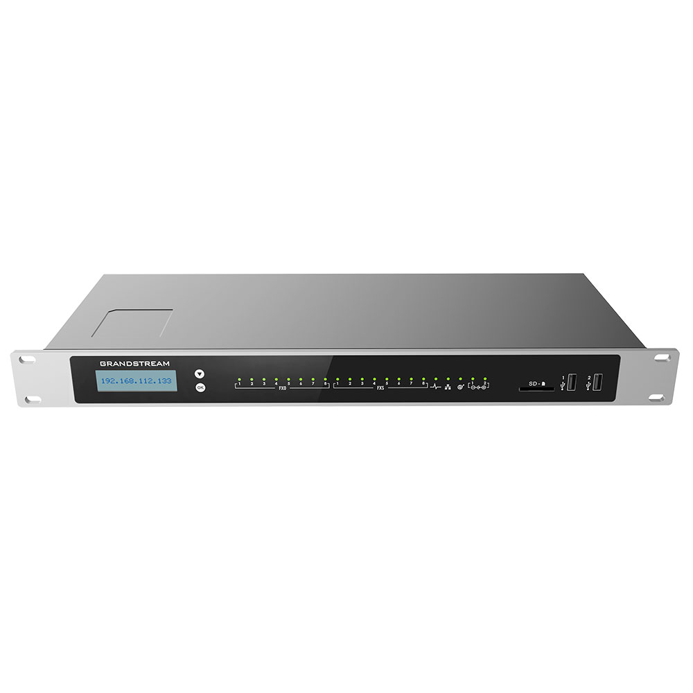UCM6308A, Conmutador IP, 8 líneas, 1500 usuarios, 200 llamadas simultáneas, Audio Series