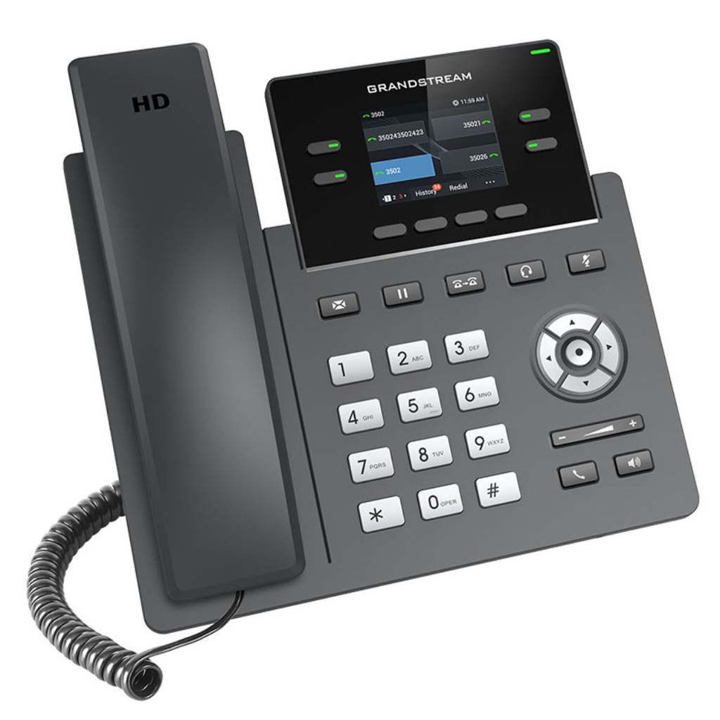 GRP2612W, Teléfono IP HD Carrier-Grade, 2 cuentas SIP, WiFi