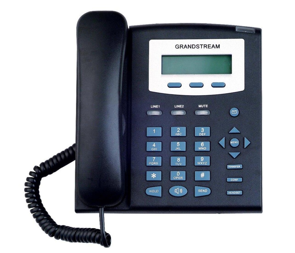 GXP1200, Teléfono SIP de 2 líneas con 2 perfiles/cuentas SIP independientes