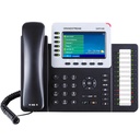 GXP2160, Teléfono IP HD, 6 SIP/Líneas, PoE, 24 Teclas BLF, GigaEth, Bluetooth