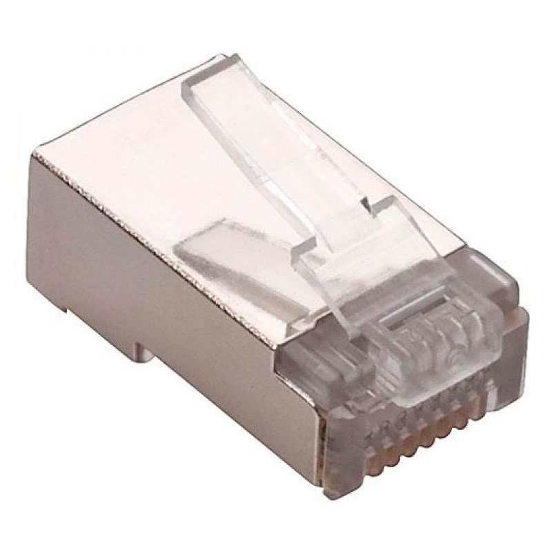 301-188, Plug RJ45 CAT.5E Blindado de 8 contactos, para cable FTP