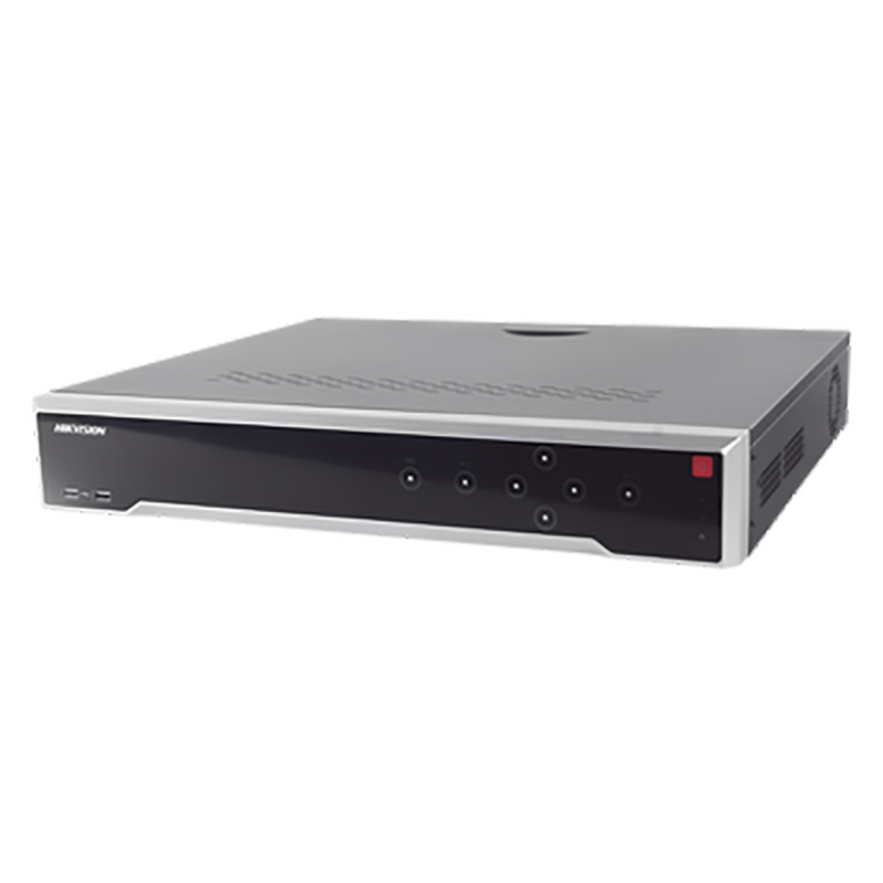 DS-7716NI-K4/16P, NVR 4K 16 canales IP, 16 PoE+, 4 Bahías de Disco Duro,  300m, HDMI en 4K