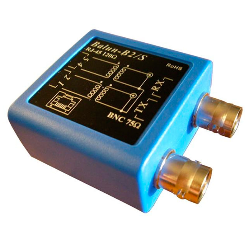 Balun-B2/S, Adaptador de impedancia pasivo para E1